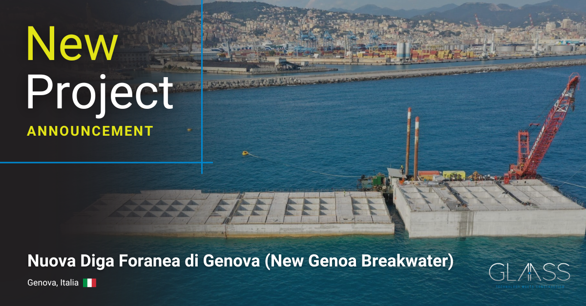 Glaass Partner with Webuild on PerGenova Breakwater Project in Genoa